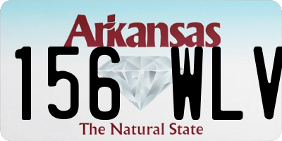 AR license plate 156WLV