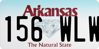 AR license plate 156WLW
