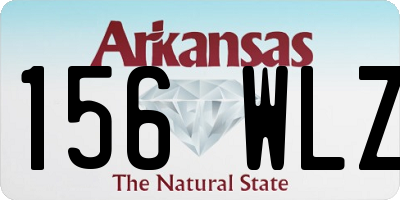 AR license plate 156WLZ