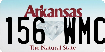 AR license plate 156WMC
