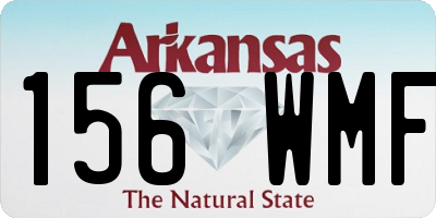 AR license plate 156WMF