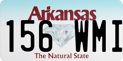 AR license plate 156WMI