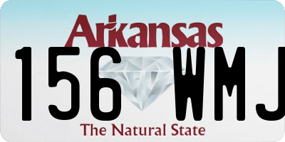 AR license plate 156WMJ