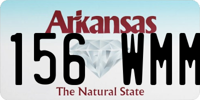AR license plate 156WMM