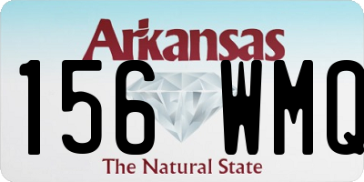 AR license plate 156WMQ