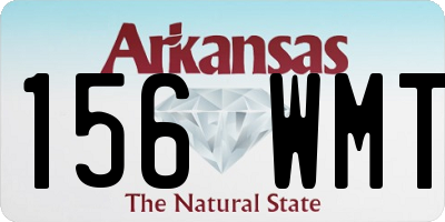 AR license plate 156WMT