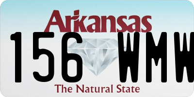 AR license plate 156WMW