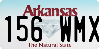 AR license plate 156WMX