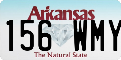 AR license plate 156WMY