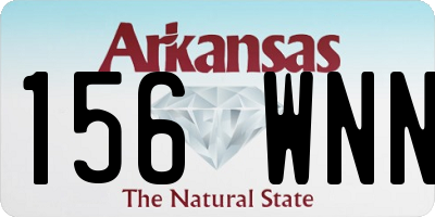 AR license plate 156WNN