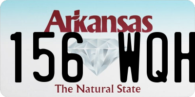 AR license plate 156WQH