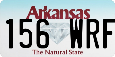 AR license plate 156WRF
