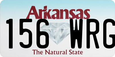 AR license plate 156WRG