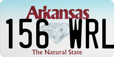 AR license plate 156WRL