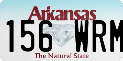 AR license plate 156WRM