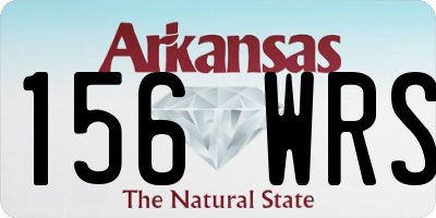AR license plate 156WRS