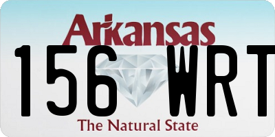 AR license plate 156WRT