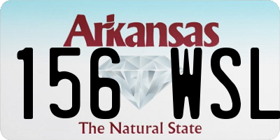 AR license plate 156WSL