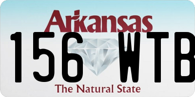 AR license plate 156WTB