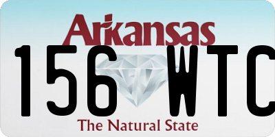 AR license plate 156WTC