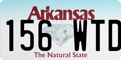 AR license plate 156WTD