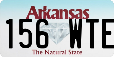 AR license plate 156WTE