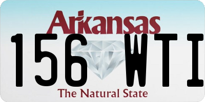 AR license plate 156WTI