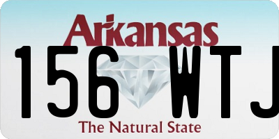 AR license plate 156WTJ