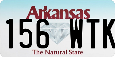AR license plate 156WTK