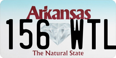 AR license plate 156WTL