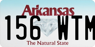 AR license plate 156WTM