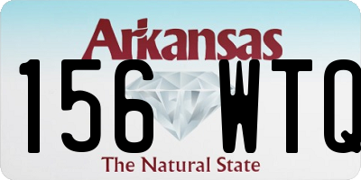 AR license plate 156WTQ