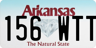 AR license plate 156WTT