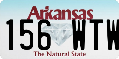 AR license plate 156WTW