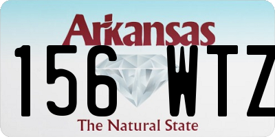 AR license plate 156WTZ