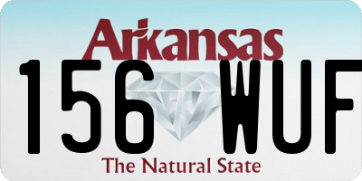 AR license plate 156WUF