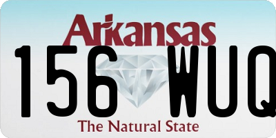 AR license plate 156WUQ