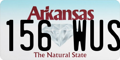 AR license plate 156WUS