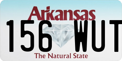 AR license plate 156WUT