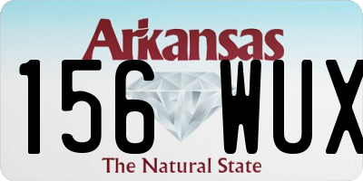 AR license plate 156WUX