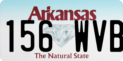 AR license plate 156WVB