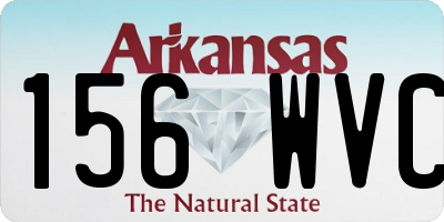 AR license plate 156WVC