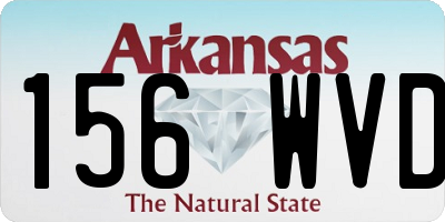 AR license plate 156WVD