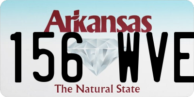 AR license plate 156WVE