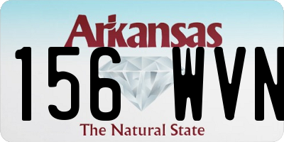 AR license plate 156WVN