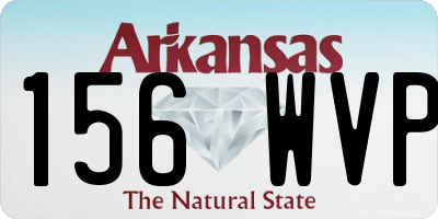 AR license plate 156WVP