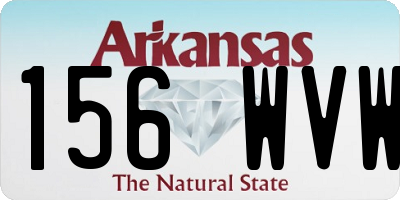 AR license plate 156WVW