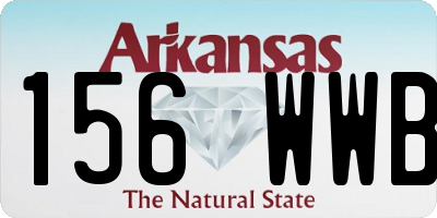 AR license plate 156WWB
