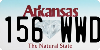 AR license plate 156WWD