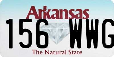 AR license plate 156WWG